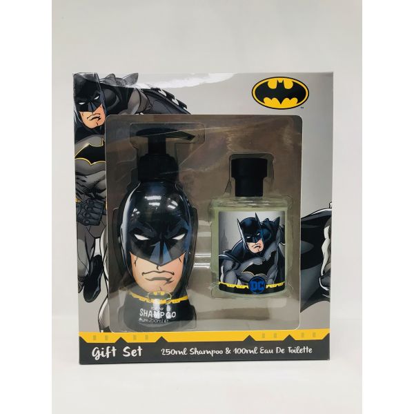 DC BATMAN KIDS 3.4 OZ/100ML KIDS EAU DE TOILETTE + 5.0 OZ/150ML SHAMPOO CARTON BOX