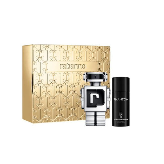 PACO RABANNE PHANTOM 3.4 OZ/100ML MEN'S EAU DE TOILETTE + 0.66 OZ/20ML SPRAY PEN GIFT SET