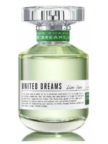 United Colors OF Benetton Dreams Live Free 2.7 oz EDT Woman TESTER